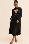 Nuuly x Find Me Now Bolero Key Hole Midi Dress