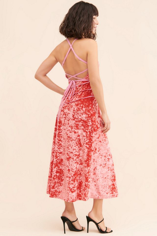Deia Velvet Midi Dress #1