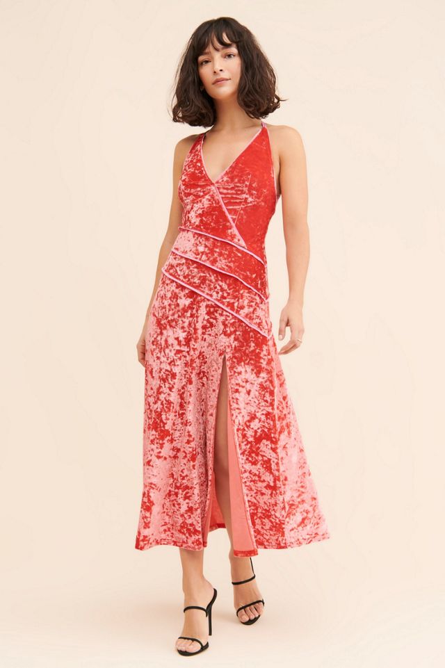 Deia Velvet Midi Dress #3