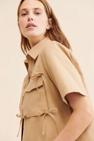 Find Me Now Cargo Bow Buttondown Top