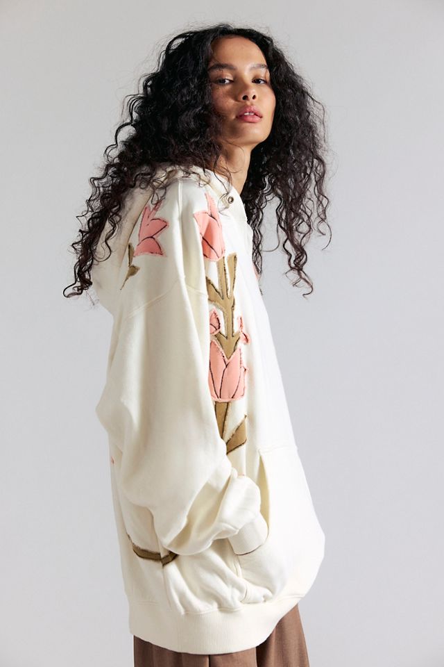 We The Free It's A Vibe Flowers Oversized Hoodie | Free People