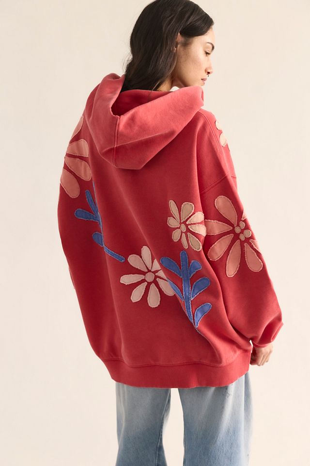 We The Free It's A Vibe Flowers Oversized Hoodie | Free People