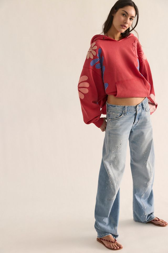 We The Free It's A Vibe Flowers Oversized Hoodie | Free People