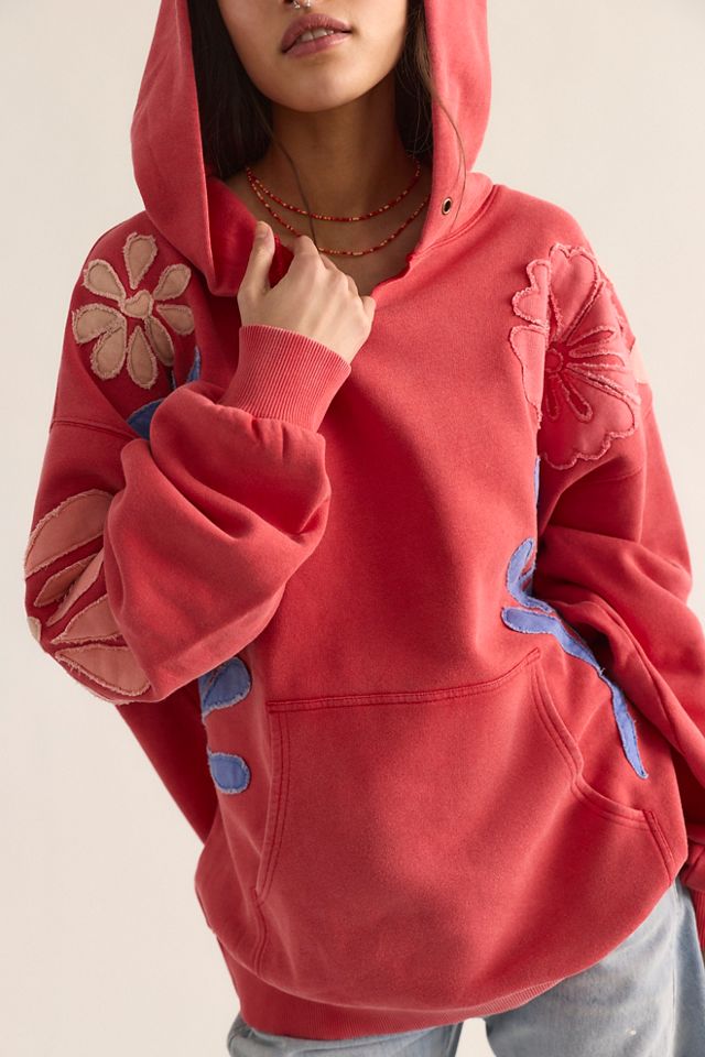 We The Free It's A Vibe Flowers Oversized Hoodie | Free People