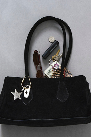 Sierra Suede Shoulder Bag by FP Collection at Free People in Black