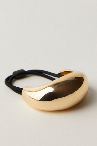 Bracelet Manchette Longtime Jumbo Pony par Free People en Gold, pour femme