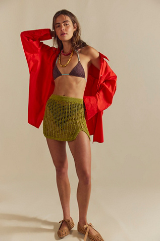 Aria Fauxchet Skirt Set