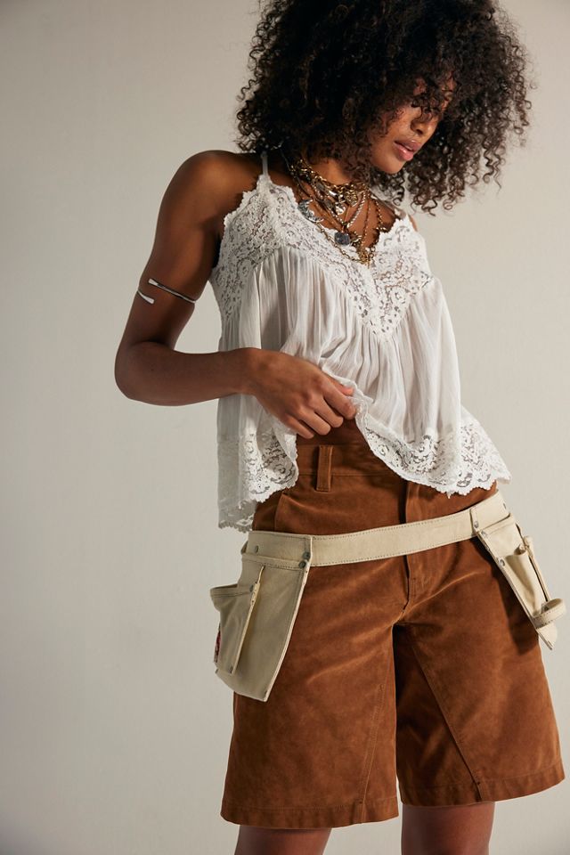 Cabbage Rose Pocket Belt #3