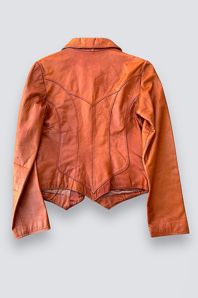 Vintage 1970s Crae Carlyle Leather Jacket Selected by Vintage 1970s Crae Carlyle Leather Jacket Selected by