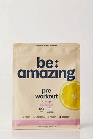 Be Amazing Pre Workout by Be Amazing Supplements at Free People, Pink Lemonade