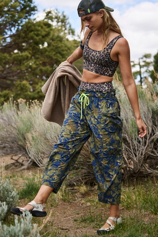 In The Wild Printed Pants by FP Movement at Free People in Floral Camo Combo, Size: Small