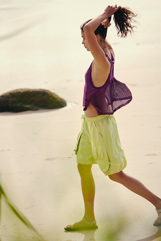 Tempo Flash Finish Tank Top by FP Movement at Free People in Deep Mulberry, Size: Small
