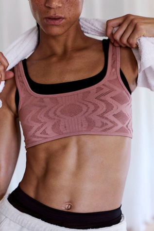 Run The Distance Sports Bra by FP Movement at Free People, Petal, M/L