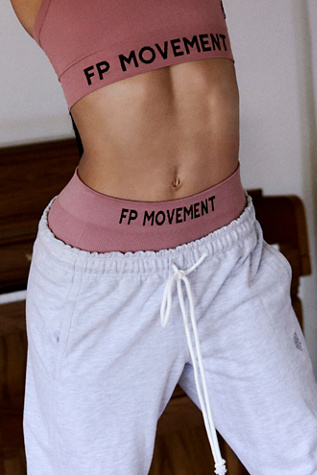 Long Haul Logo Leggings by FP Movement at Free People, Petal, M/L