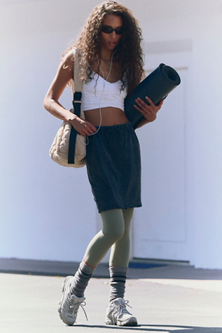 Hot Shot Slim Skirt by FP Movement at Free People in Black, Size: Small