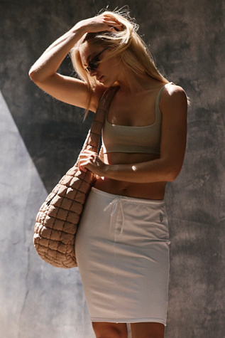 Hot Shot Slim Skirt by FP Movement at Free People, White, M