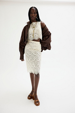 AFRM Caramine Arista Set en Birch, pour femme chez Free People