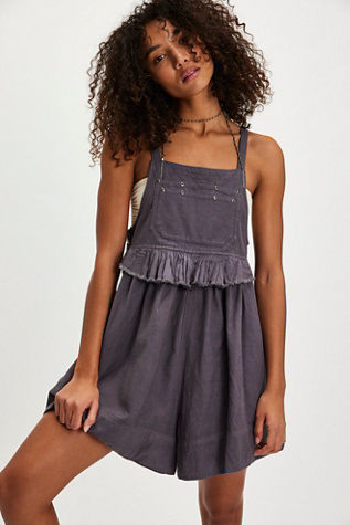 Matias Romper by Free People in Grey, Size: S