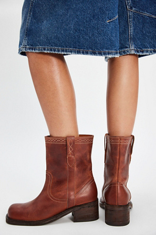 Bonnie Ankle Boots by Free People in Whiskey, Size: US 6.5