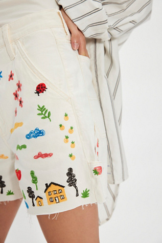 MOTHER The Stud Finder Frayed Shorts