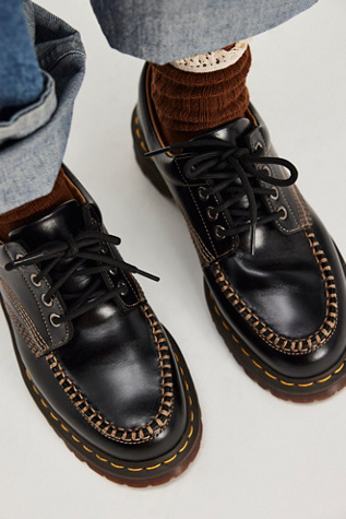 Женские туфли Dr. Martens Lowell Boat, цвет: Чёрный — фото 2