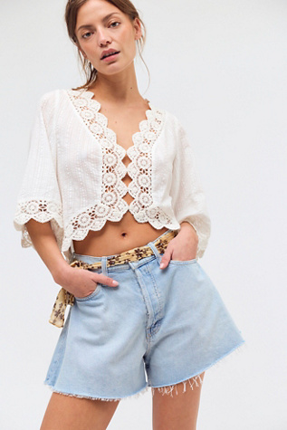 MOTHER Short effiloché The Flutter Short Fray