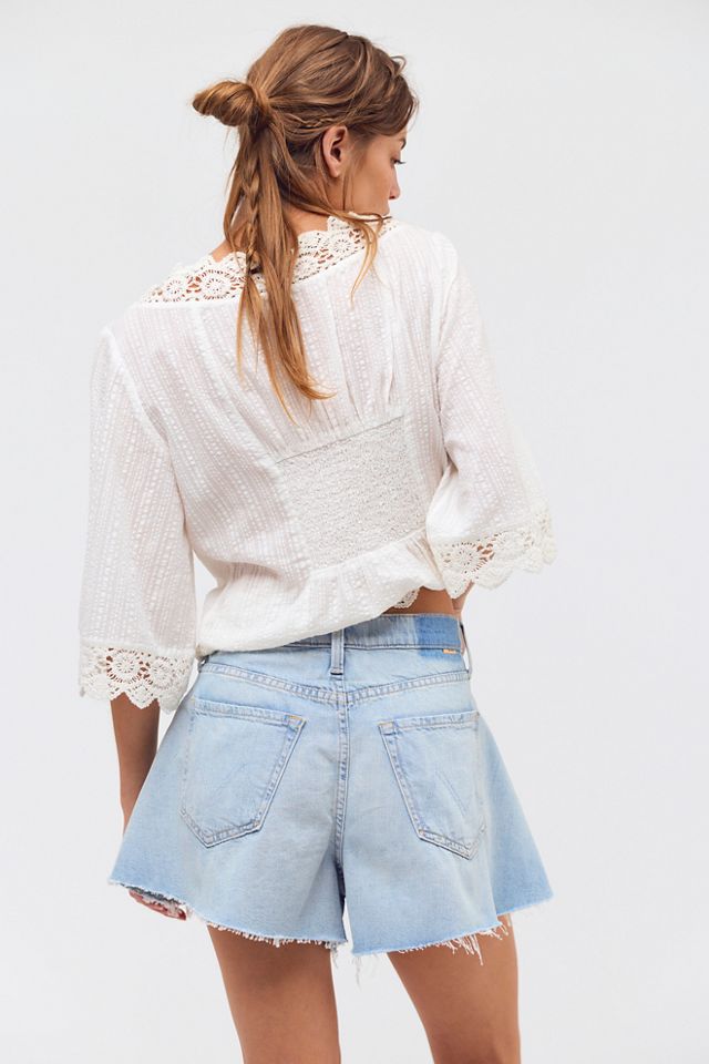 MOTHER The Flutter Short Fray Shorts #1