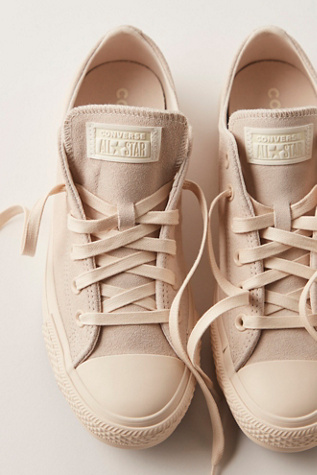Chuck Taylor All Star Suede Sneakers by Converse at Free People in Tan, Size: US 6 M