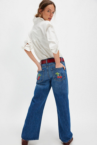 MOTHER The Dodger Ankle Embellished Jeans