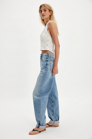 MOTHER The Fangirl Button Skimp Jeans