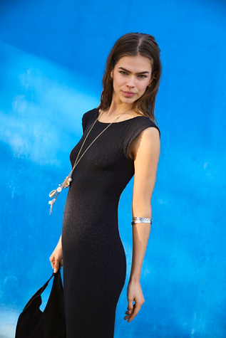 Sarah Midi par free-est en Noir, pour femme taille: XS chez Free People