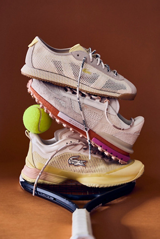 Lacoste For FP Mvmt Club Low Sneakers at Free People in Yellow, Size: US 8.5