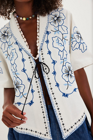 Haut Island Love par Free People en Combo Ivoire, pour femme taille: XL