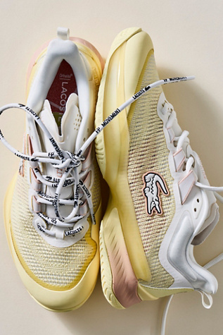 Lacoste For FP Mvmt AG-LT23 Ultra Sneakers at Free People in Yellow, Size: US 10
