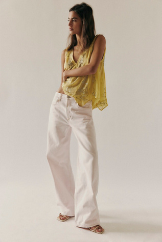 Женский топ Free People Ibiza Night Top, цвет: Sunny Shine — фото 3