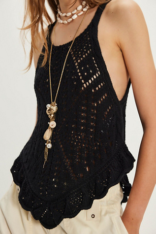Débardeur Sea Song par Free People en Black, pour femme