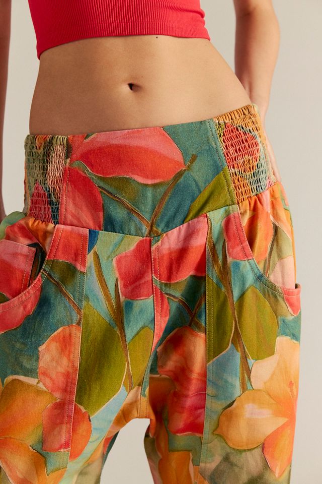 We The Free Lunan Printed Crop Harem Jeans | Free People