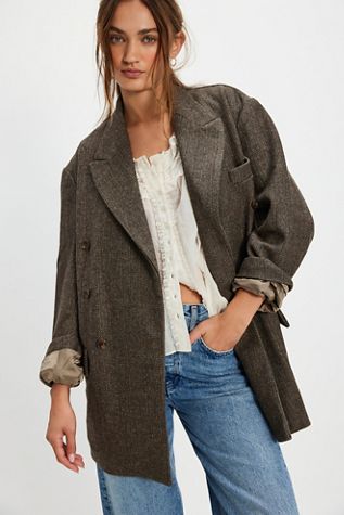 Denimist Peak Lapel Blazer