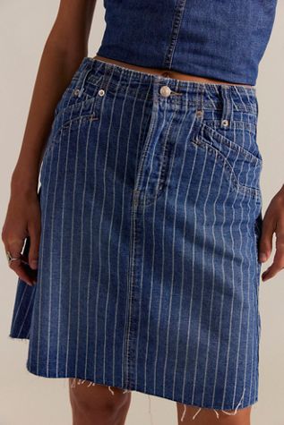 We The Free Adele Denim Skort | Free People