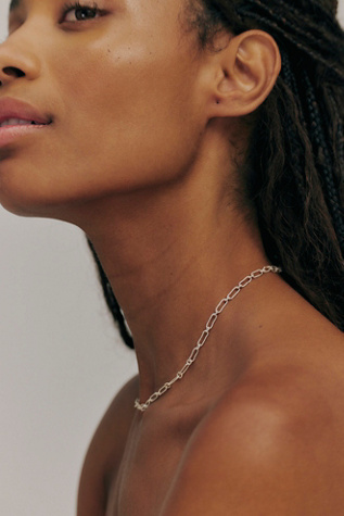 Pamela Love Annika Chain Necklace at Free People in Silver