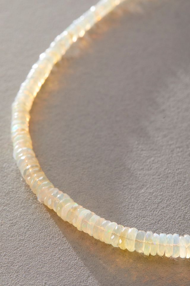 Collier chaîne rondelle opale Pamela Love #2