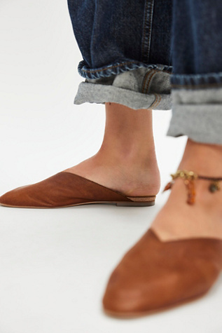 Easy Morning Mules by FP Collection at Free People in Tan, Size: US 7