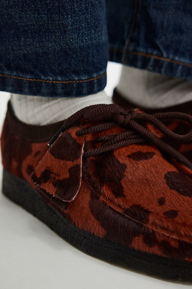Clarks Cow Print Wallabees #1