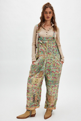 Magnolia Pearl Cherry Overalls At Free People In Indigo