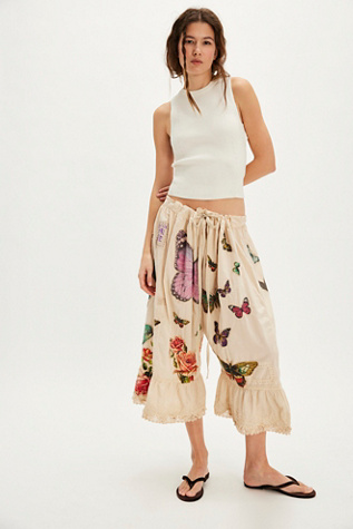 Magnolia Pearl Butterfly Moon Bloomers At Free People In Ivory