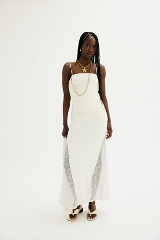 Elle Gown Dress by Free People in White, Size: US 2