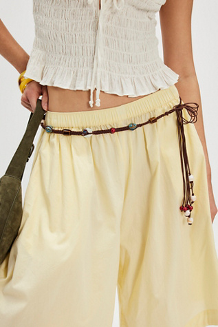 Lush Life Wrap Belt by Free People in Brown