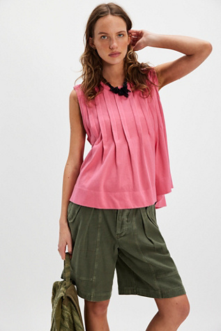 We The Free Deja Tank Top at Free People in Pink, Size: XS