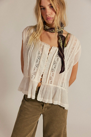 Essential Triangle Bandana by Free People in Brown