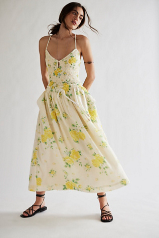 Seaside Rose Set by Free People in Yellow, Size: XL